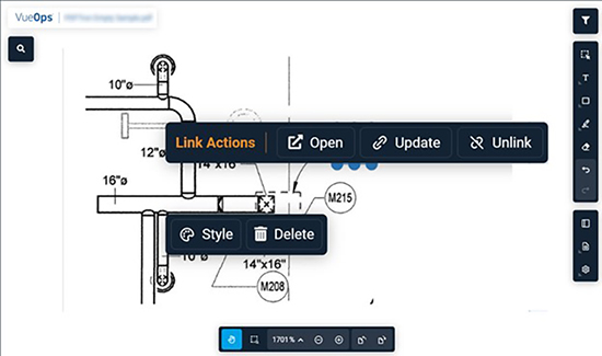 Introducing PDF Markups: Hyperlink, Comment, Draw - all within VueOps